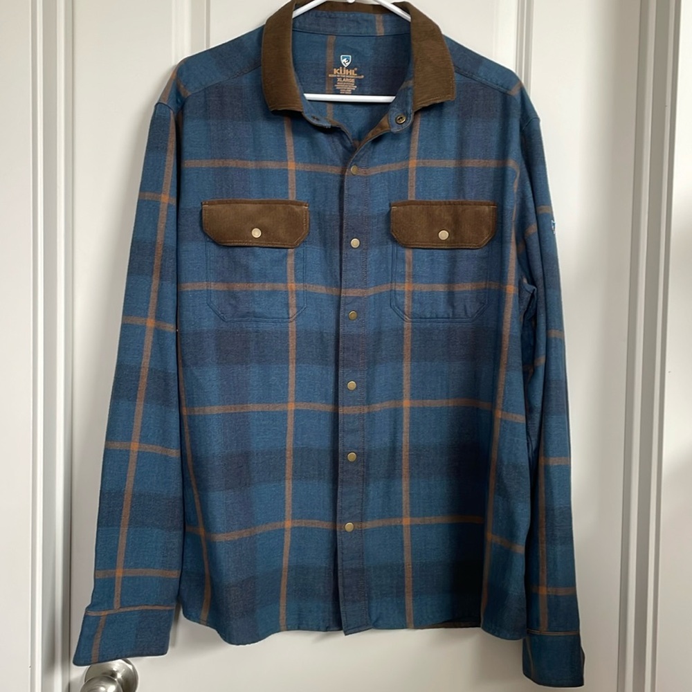 KUHL Men’s Snap Button Shirt Size XL
